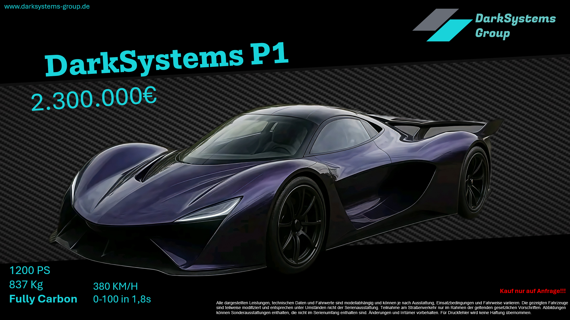 DarkSystems P1 Plakat